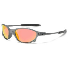 (Gun Red) Newest Juliet 1238 X-Metal Cyclops Sunglasses Polarized Lenses - 100% UK stock