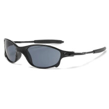 (Black Gray) Newest Juliet 1238 X-Metal Cyclops Sunglasses Polarized Lenses - 100% UK stock