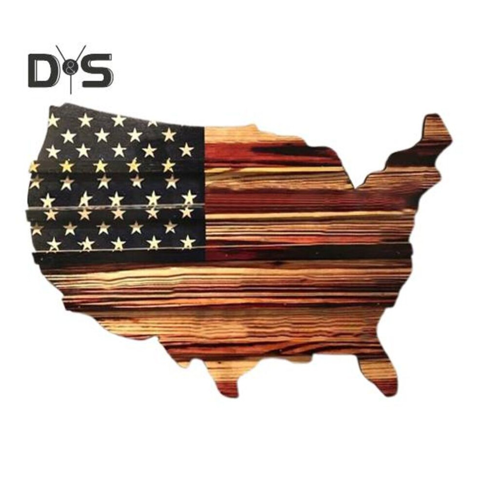 (as the picture, M) Challenge Coin Display Stand Wooden American Flag Usa Map Shape Coin Holder Vintage Wall Mounted Coin Display Stand For Veterans Patriotic Souvenirs