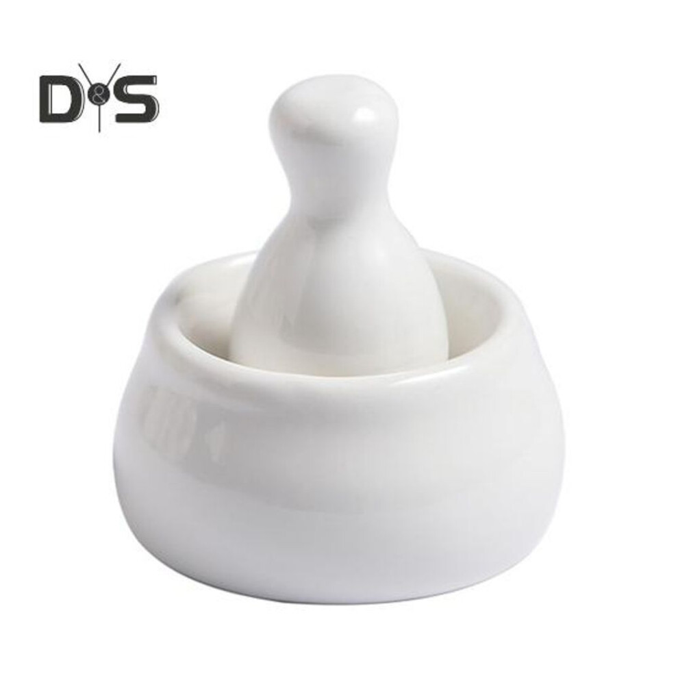Ceramic Mortar And Pestle Set For Grinding Spices Herbs And More Kitchen Decor Essential Durable Herb Grinder Pill Crusher