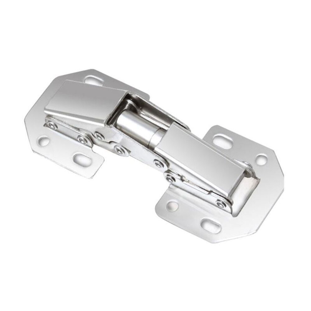 (silver, 1PCS) 1/2/4/6/10PCS New Steel Cabinet Hinges No-Drilling HoleHydraulic Buffer Hinge Kitchen Cabinet Cupboard Hinges Furniture Hardware