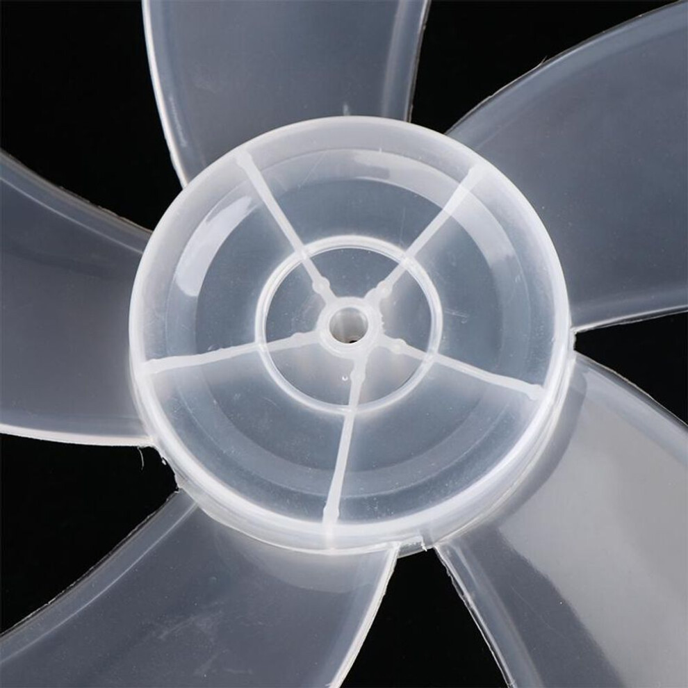 1pc Large Wind Fan Blade 16 Inch Plastic Fan Blade Five Leaves With Nut Cover