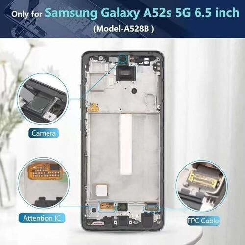 Screen Replacement For Samsung Galaxy A52s 5G SM-A528B OLED Display 1