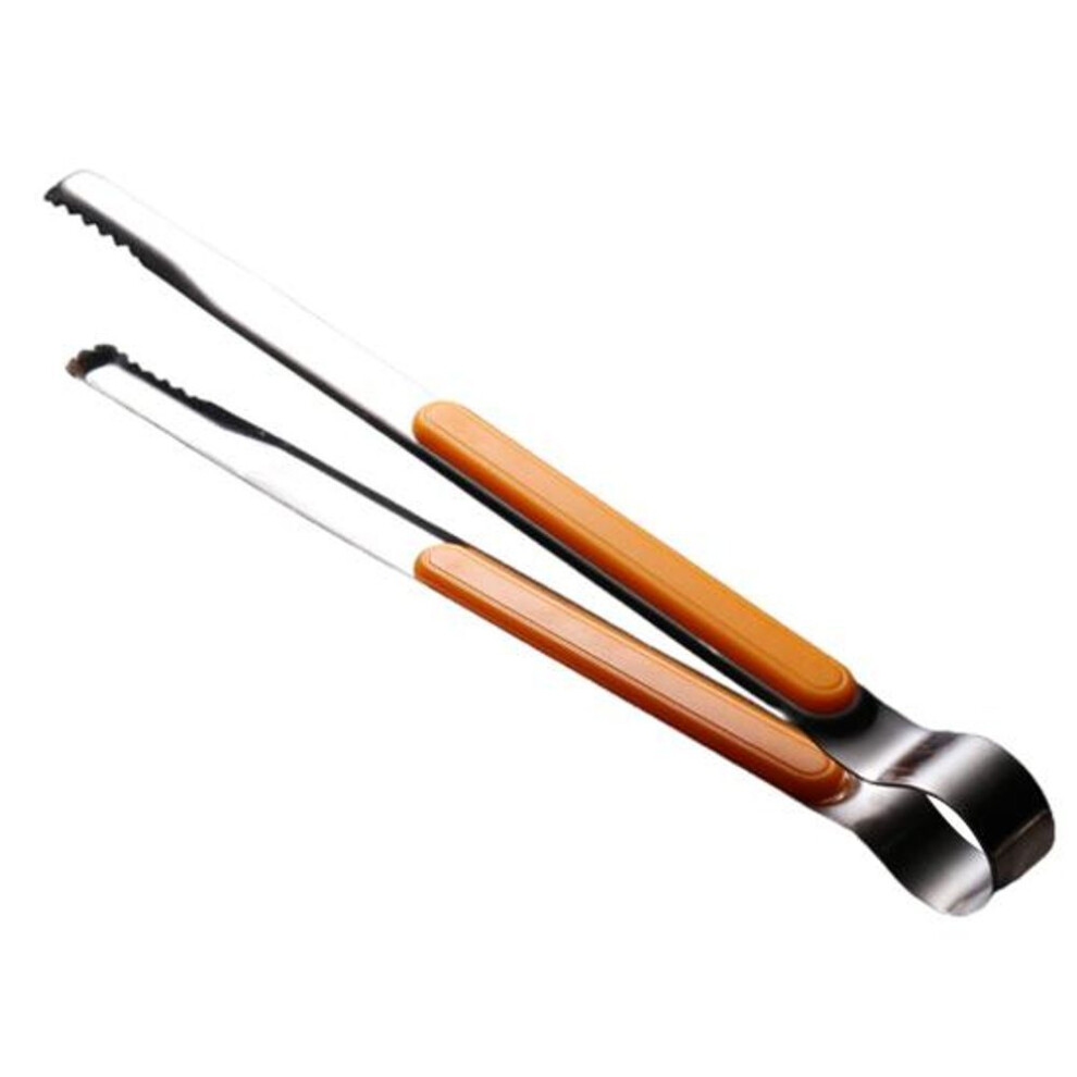(yellow) Portable Heat Resistant Buffet Clip Corrosion Resistance Grill Salad Food BBQ Clamp Cooking Tools