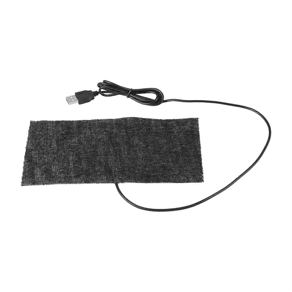 Black (As Show, One Size) 1 Pcs 5V Usb Carbon Fiber Heating Mat 20*10Cm Mouse Pad Warm Blanket