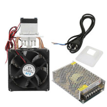 (As show, One size) DC 12V 10A Semiconductor Refrigeration Thermoelectric Cooler DIY Mini Fridge   (#2)