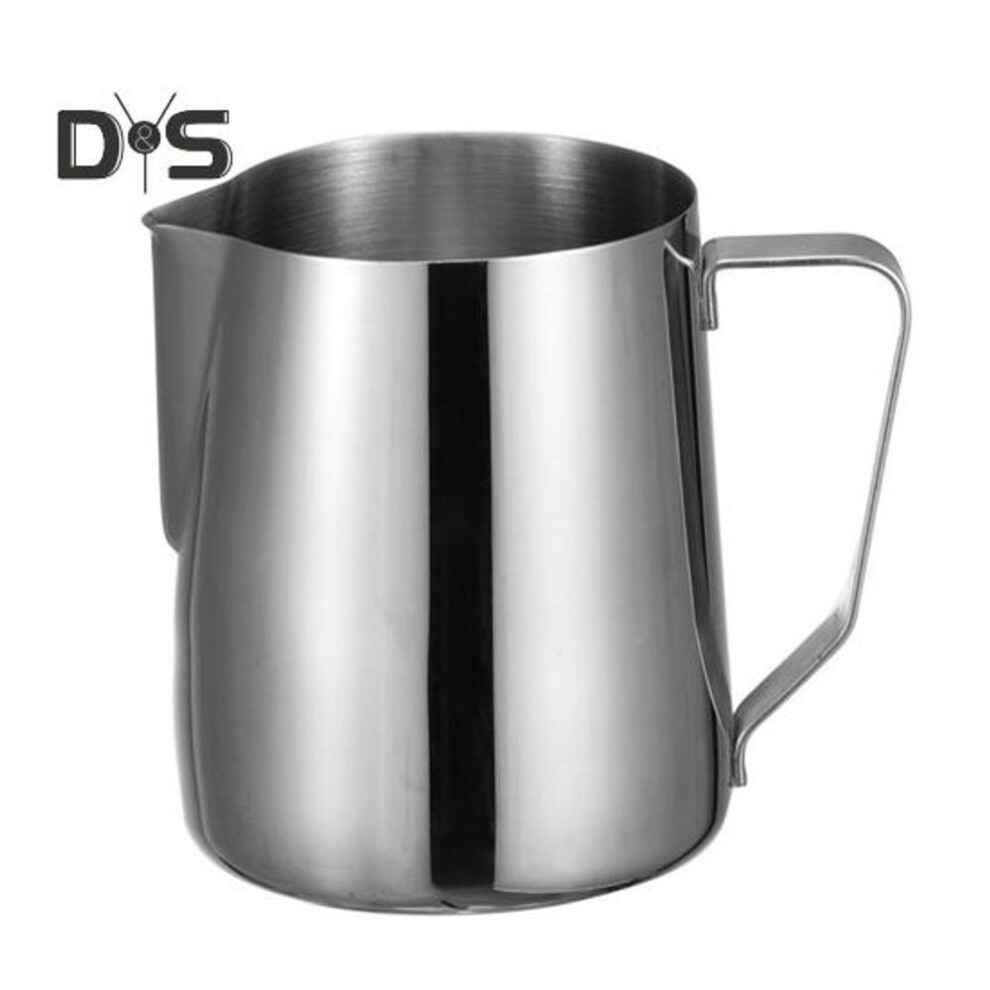 (as the picture, 350ml A) Milk Frothing Pitcher 350ml Latte Art Cup Steaming Pitcher Cappuccino Frothing Pitcher Stainless Steel Coffee Jug