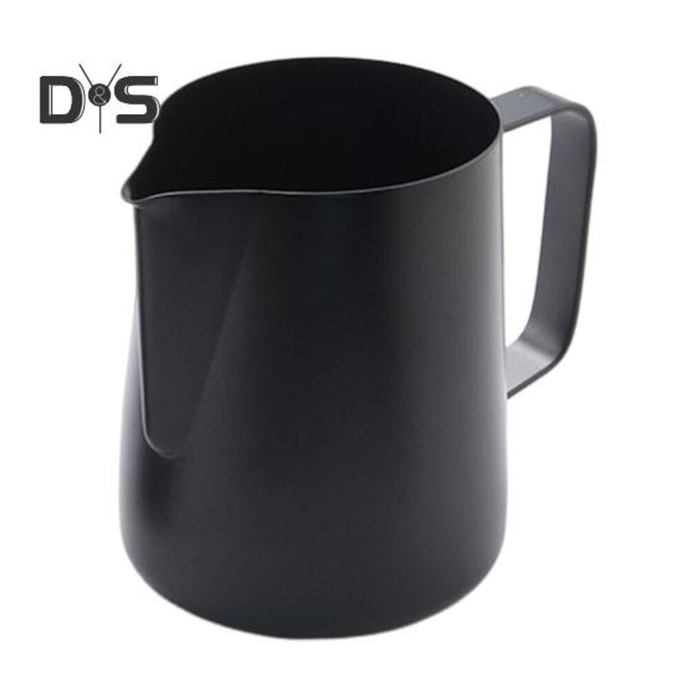 (as the picture, 350ml D) Milk Frothing Pitcher 350ml Latte Art Cup Steaming Pitcher Cappuccino Frothing Pitcher Stainless Steel Coffee Jug