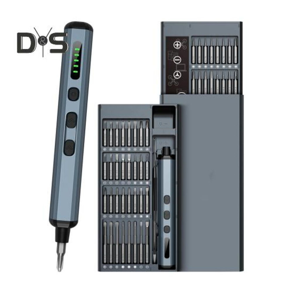 68-in-1 Electric Screwdriver Set Rechargeable 5 Torque Settings Precision Power Tool Magnetic Screw Driver Bits Screwdriver Kit