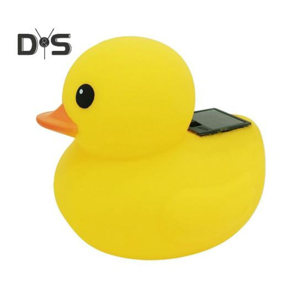 (as the picture, 1pc) 1 Pc/2 Pcs Solar Duck Pool Lights Solar Powered Floating Pool Lights Waterproof Lighted Ducks for Nighttime Poolside Party Water Feature Decor