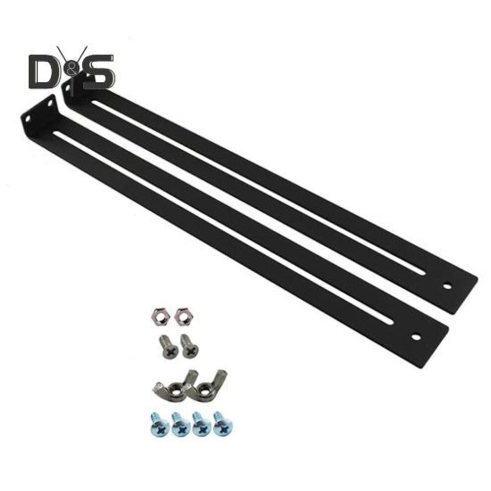 (as the picture, 1 Set) 1/2 Sets Drawer Repair Kit with Screws Wood Particleboard MDF Chest of Drawers Breakage Reinforce Bracket Middle Mount Furniture Repair Accessory