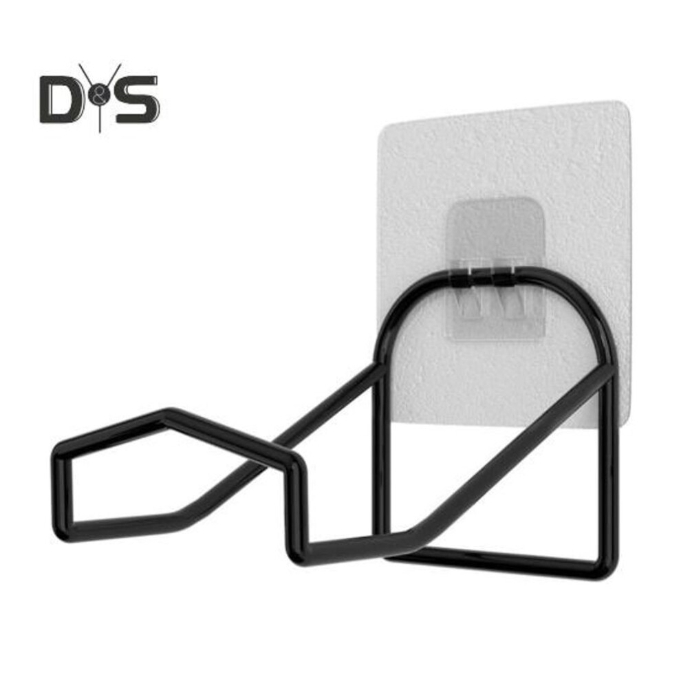 (black) Game Controller Bracket Headphone Hanger U-Shaped Design Strong Load-bearing Easy to Install Wall-Mounted Storage Rack