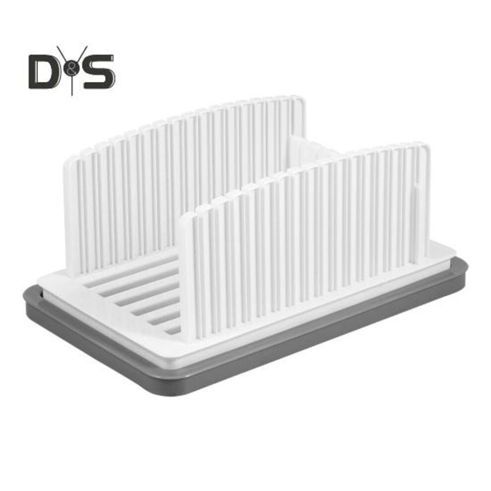 Adjustable Bread Slicer with Crumb Tray Adjustable Widths Foldable Design Bread Cutting Tool for Homemade Loaf Sourdough Sandwiches