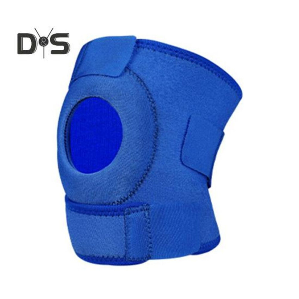 (blue) Sports Knee Brace For Knee Pain Support Adjustable Elastic Knee Guard Breathable Fitness Knee Support For Mcl Meniscus Tear