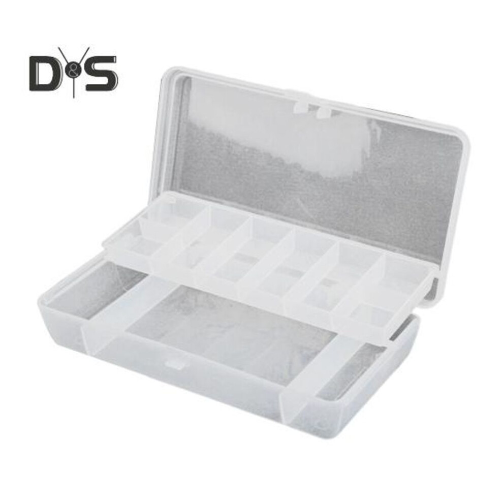 Clear Fishing Lure Box Double-layer Multi-compartments Portable Waterproof Heavy Duty Artificial Fishing Bait Accessories Organizer Storage Case