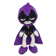 (Raven)10" Teen Titans Go Robin Cartún Robin Cyborg Beast Boy Raven Starfire Toy Pléisiúir