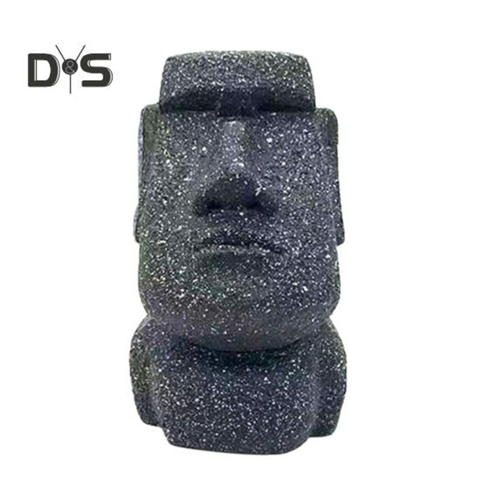 (black) Man Head Eyeglasses Holder Resin Abstract Male Bust Eyeglass Stand Tabletop Decor Glasses Organizer for Home Office Desk