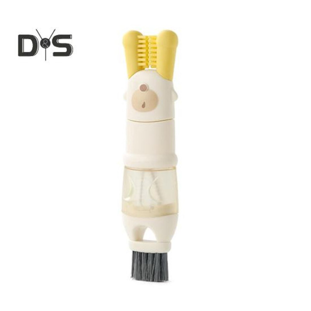 (white, 1pc) 1/2pcs 5-in-1 Cup Lid Cleaning Brush Portable Crevice Cleaning Brush For Baby Bottle Gap Tight Spaces Multifunctional Cup Lid Cleaner Versatile