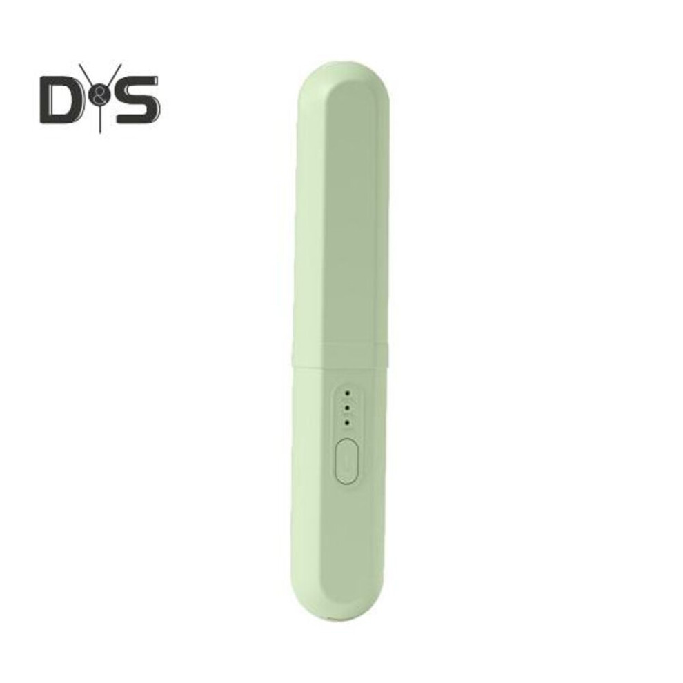 (green) Cordless Hair Straightener Brush For Women Portable Electric Straightening Comb With Ceramic Coating Built-in Battery Travel-friendly Hot Comb For