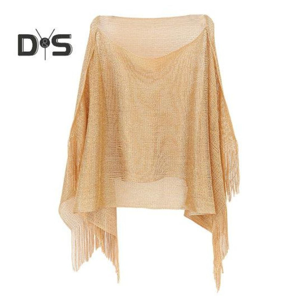 (khaki) Summer Beach Mesh Cover Up Tassel Decor See Through Loose Swimsuit Thin Sunshade Beachwear Blouse Irregular Holiday Sexy Long Bikini Top