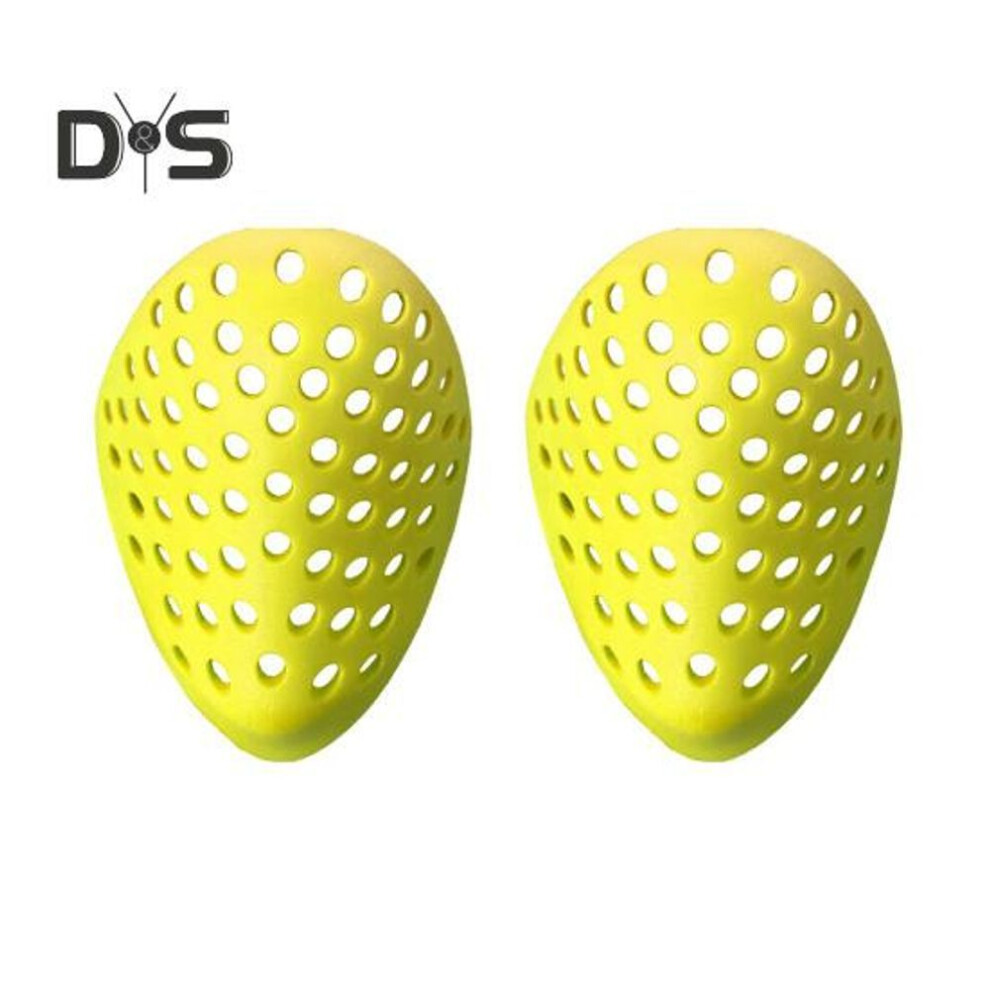 (yellow) 2Pcs Silicone 3D Face Shell Men Women Adults Face Guard Inner Support Bracket with Breathable Holes Cosplay Party Props Accessories