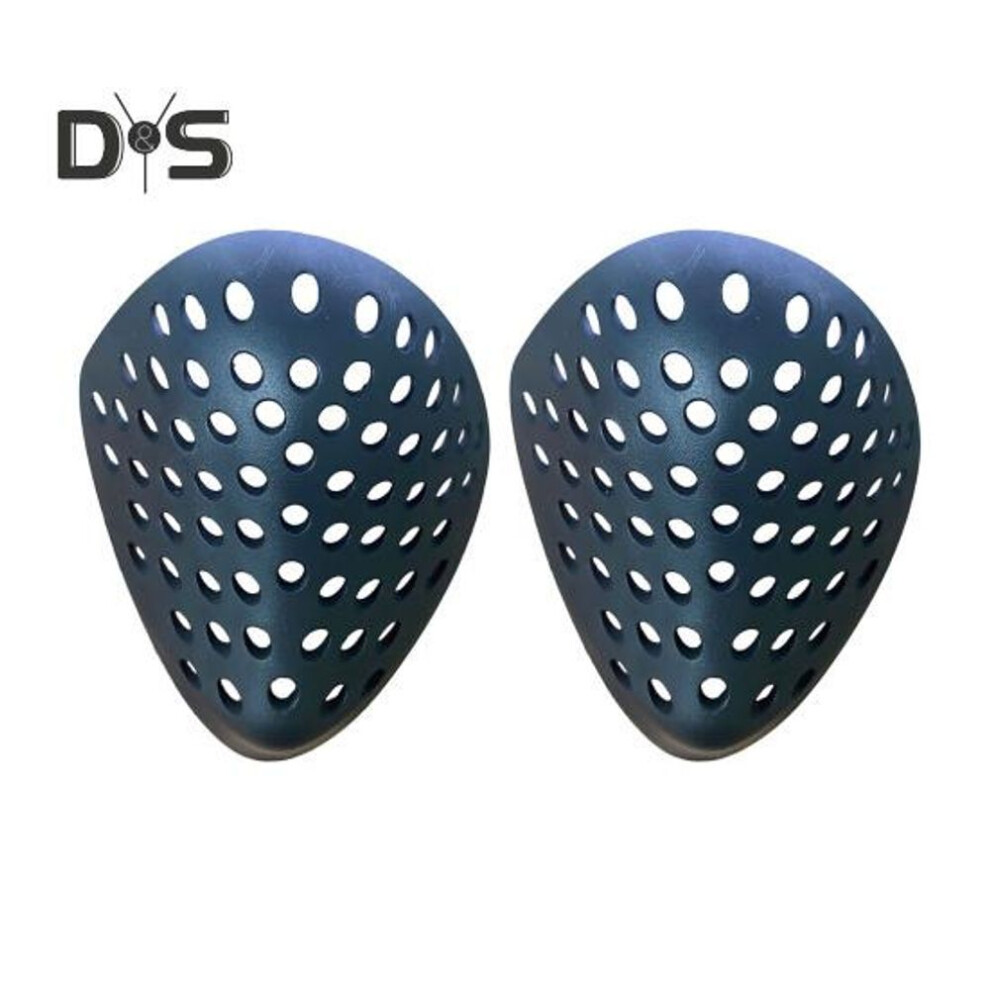 (black) 2Pcs Silicone 3D Face Shell Men Women Adults Face Guard Inner Support Bracket with Breathable Holes Cosplay Party Props Accessories