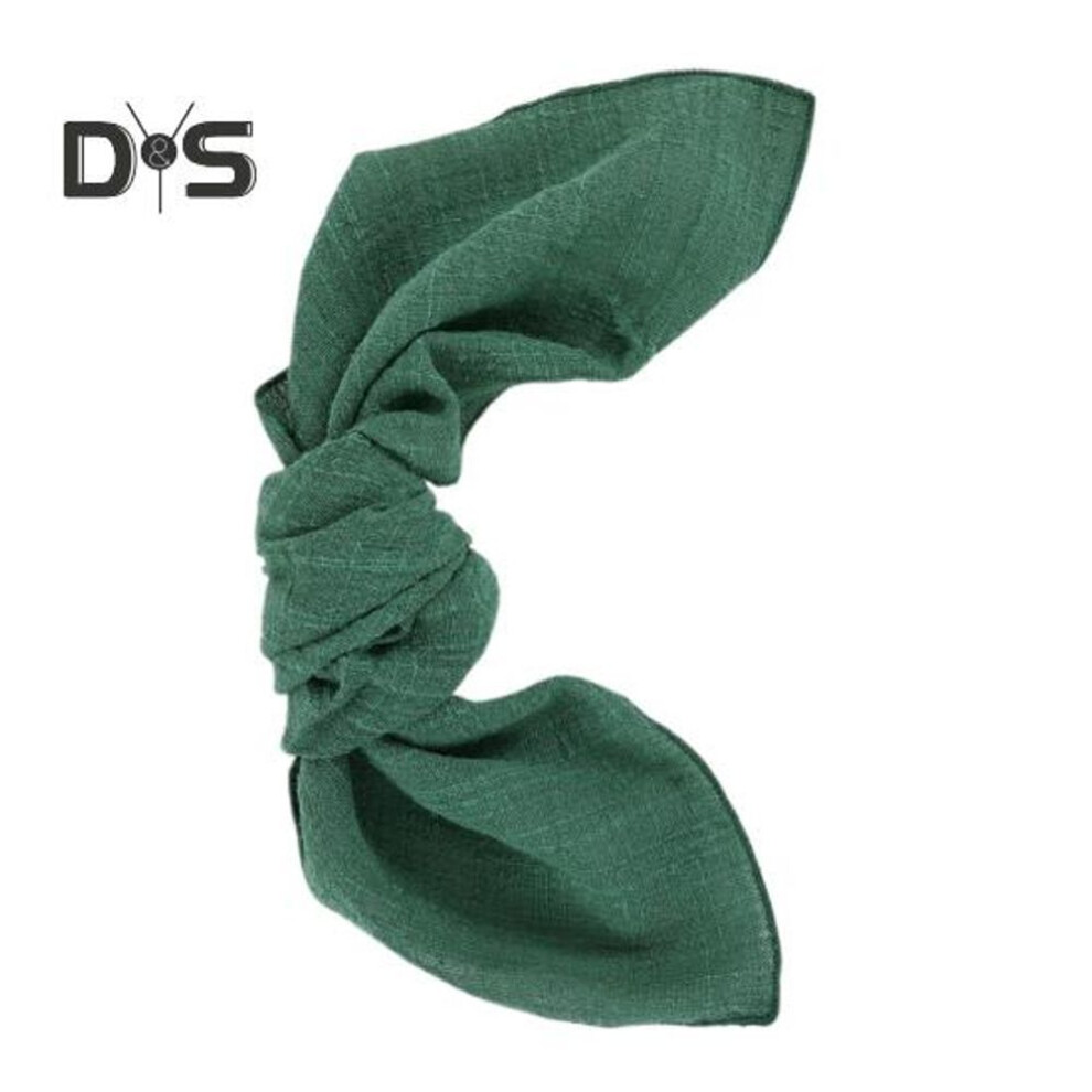 (dark green) Boho Gauze Napkins Washable Cotton Gauze Napkins Rustic Style Solid Color Napkins For Baby Shower Wedding Tea Party Decoration