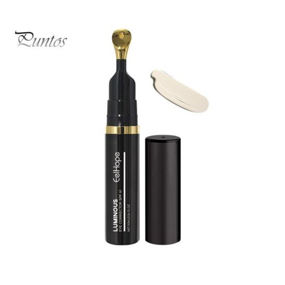 (white) 10ml Dark Circles Concealer Spf 41 Eye Color Corrector Long Lasting Natural Anti-aging Tinted Eye Cream Lightweight Hydrating Eye Serum
