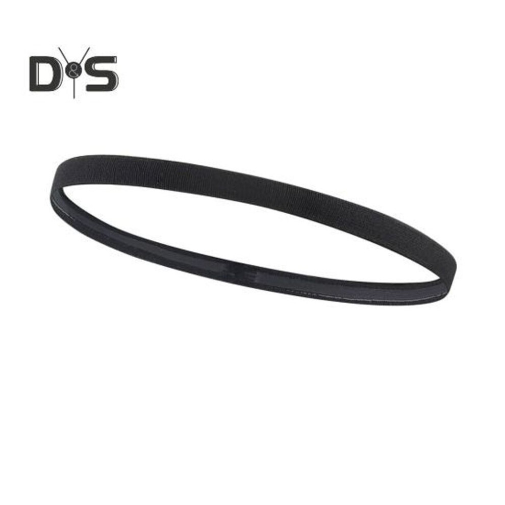 (black) Thin Workout Headband Elastic Sports Headband for Women Men Non-slip Absorbent Fabric Head Band for Soccer Tennis Basketball