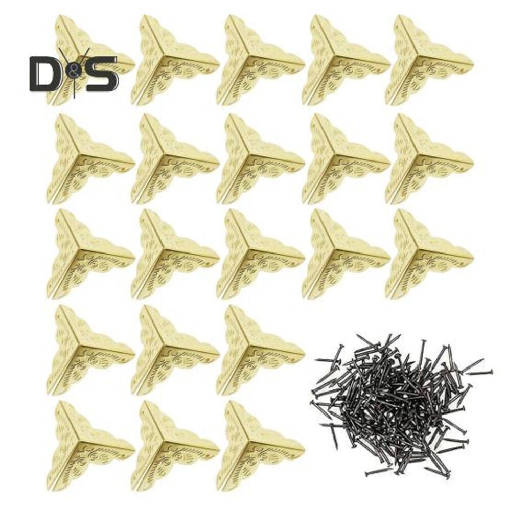 (golden, 25mm) Decorative Stair Corner Dust Guards Wear-resistant Easy Installation Wide Application Retro Corner Protectors Edge Guards