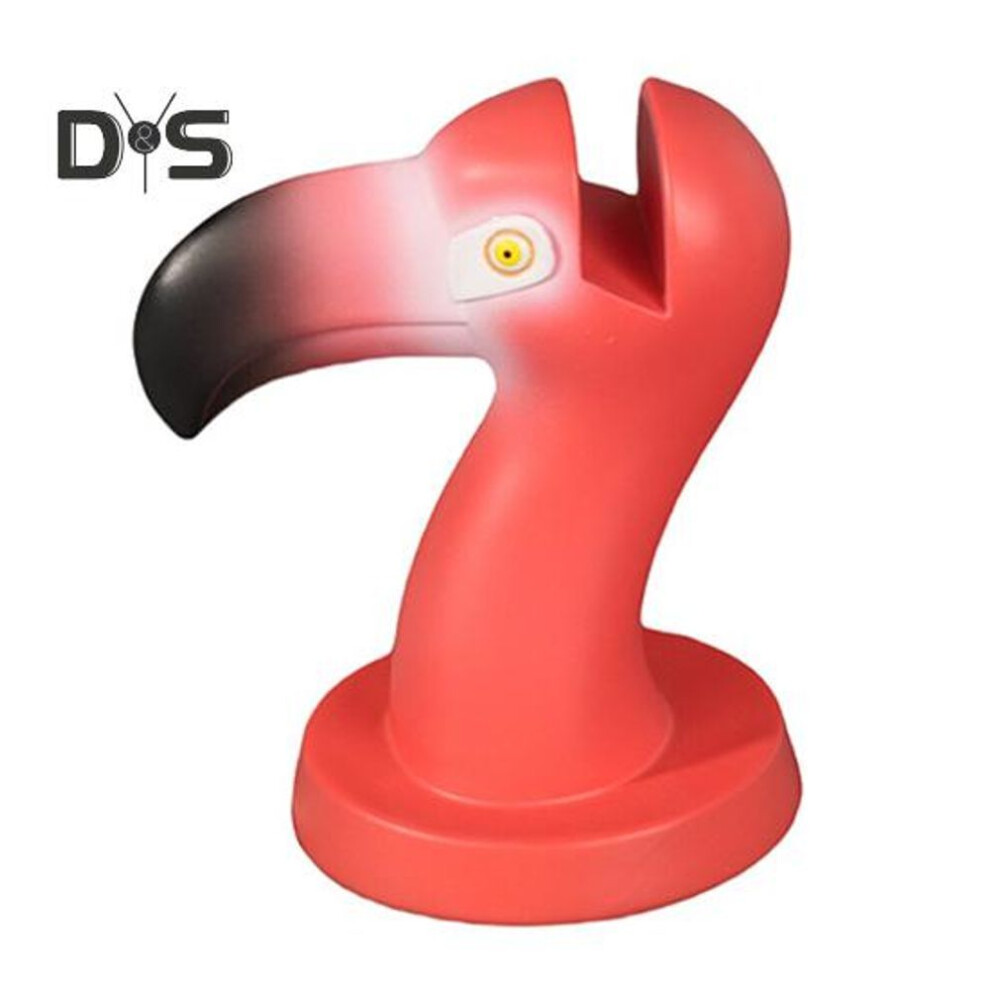 (red) Flamingo Glasses Holder Eyeglass Display Stand Resin Animal Figurine Statue Desktop Decoration Heavy Duty Non-slip Sunglasses Eyewear Show Rack