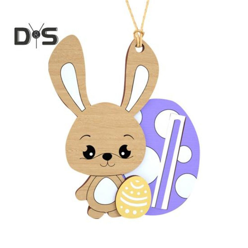 (as the picture, B) Easter Cash Holder Wooden Rabbit Money Holder Hanging Cash Gift Holder Card For Holiday Gifts Money Tree Table Decorations