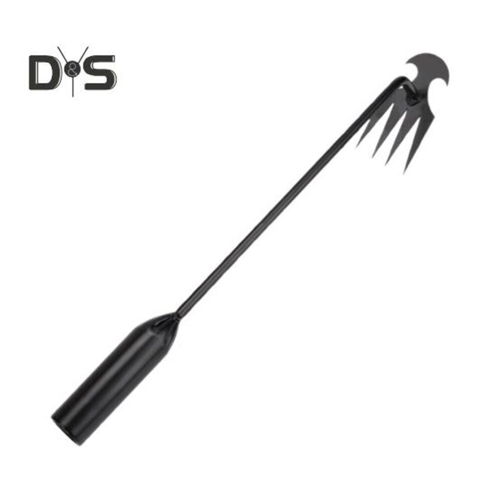 (as the picture, 40cm) Weed Puller Tool With Long Handle High Hardness Corrosion Resistant Multipurpose Manual Uprooting Garden Weed Pulling Tool
