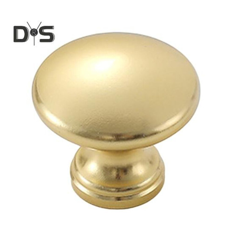 (as the picture, 7) Round Gold Knobs Single Hole Cabinet Drawer Pulls Aluminum Furniture Hardware Handle For Cupboard Wardrobe Vanity Closet Door