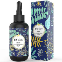 (As show, One size) UV Resin - 100G Crystal Clear Hard Type Glue Ultraviolet Curing Epoxy Resin compatible with DIY Jewelry Making