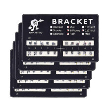 (As show, One size) Dental Bracket, Brackets compatible with Braces, 5 Sets 100 Pcs Dental Braces Teeth Model Mini 022 Slot 345 Hoo