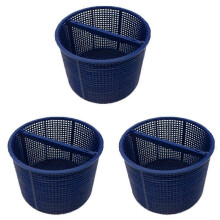 (As show, One size) 3X Strainer Basket Replacements Pool Skimmer Basket Swimming Pool Filter Basket compatible with SPX1082CA