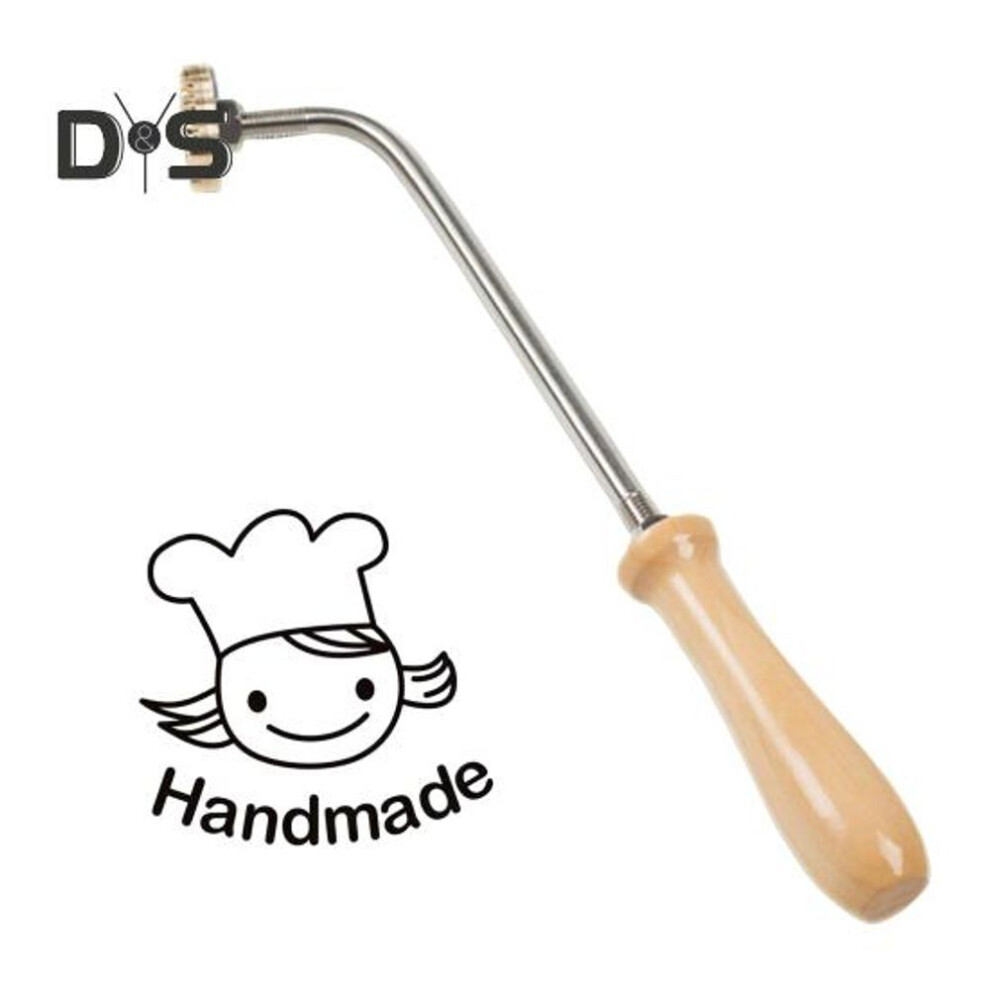 (as the picture, A) Cake Branding Iron for BBQ Grilling Easy to Operate Burger Burning Stamps Food Steak Wedding Irons Home Baking Enthusiast Tool