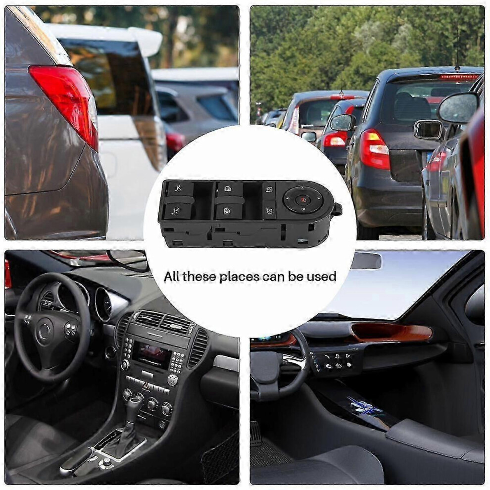 (As Show, One Size) Power Window Switch Compatible With Vauxhall Compatible With Opel Tigra Twintop 2004-2016 93162636 4909775712148