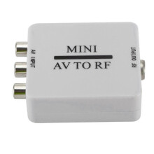 (As show, One size) RCA / A / V Composite Video Cable to RF / Coaxial / Coaxial Converter HDMI-Compatible Modulator TV