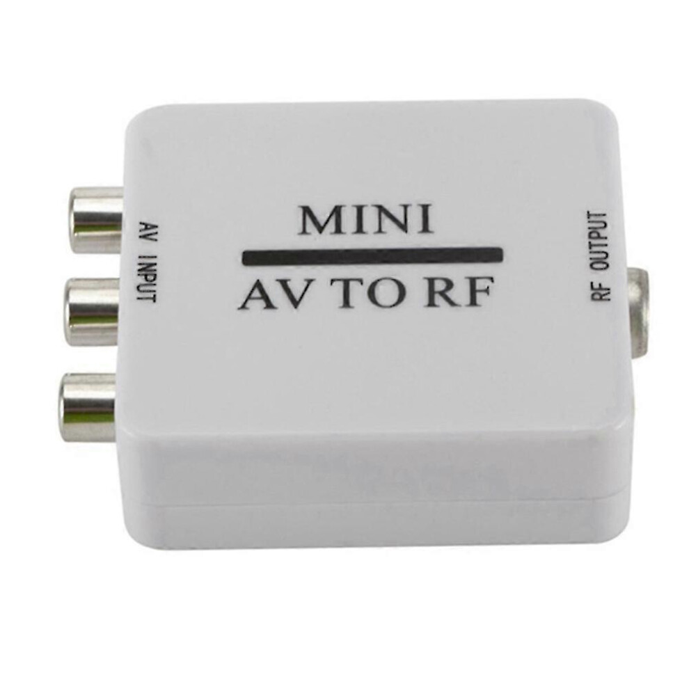 (As Show, One Size) Rca / A / V Composite Video Cable To Rf / Coaxial / Coaxial Converter Hdmi-Compatible Modulator Tv 4909775777796