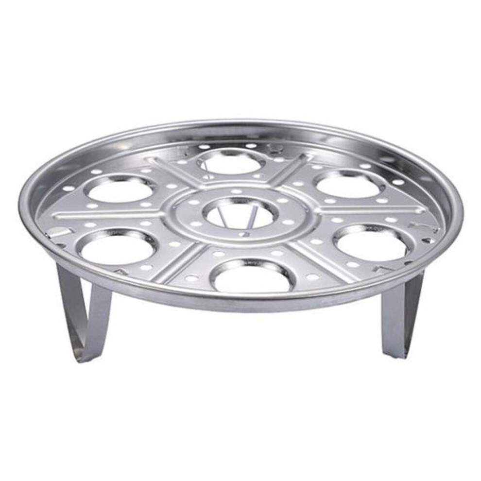 (as the picture, Low Type) Stackable Steamed Egg Rack Heat Resistant 430 7 Holes Instant Pot Egg Steamer Trivet Cooking Utensils