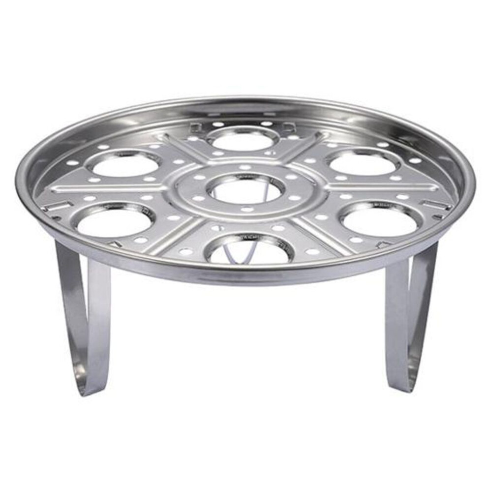 (as the picture, High Type) Stackable Steamed Egg Rack Heat Resistant 430 7 Holes Instant Pot Egg Steamer Trivet Cooking Utensils