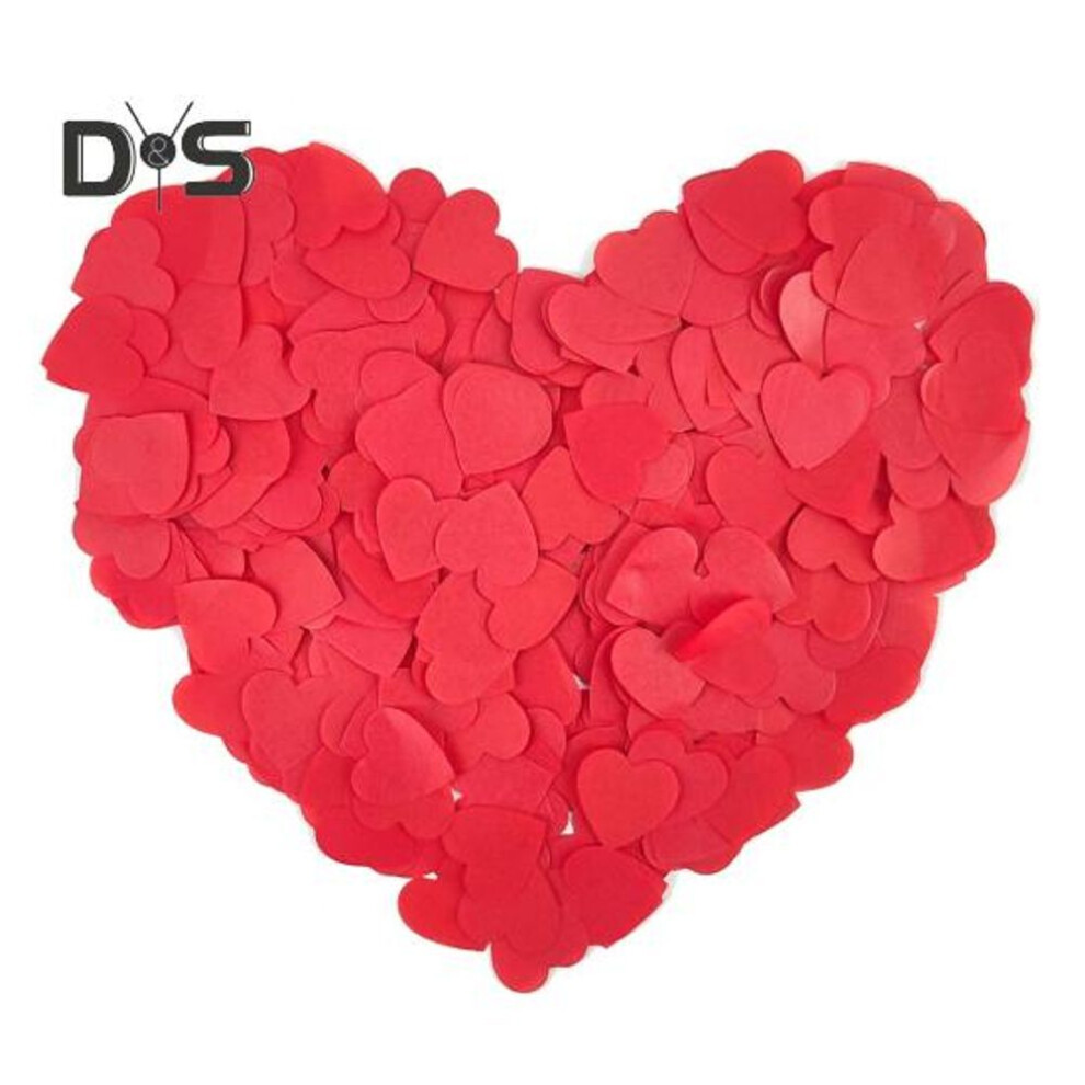 (red, 50g) 10g/20g/50g Heart Confetti Tiny Red Pink Heart Confetti Sprinkles Romantic Love Heart Crafts For Valentine's Day Wedding Birthday Anniversary