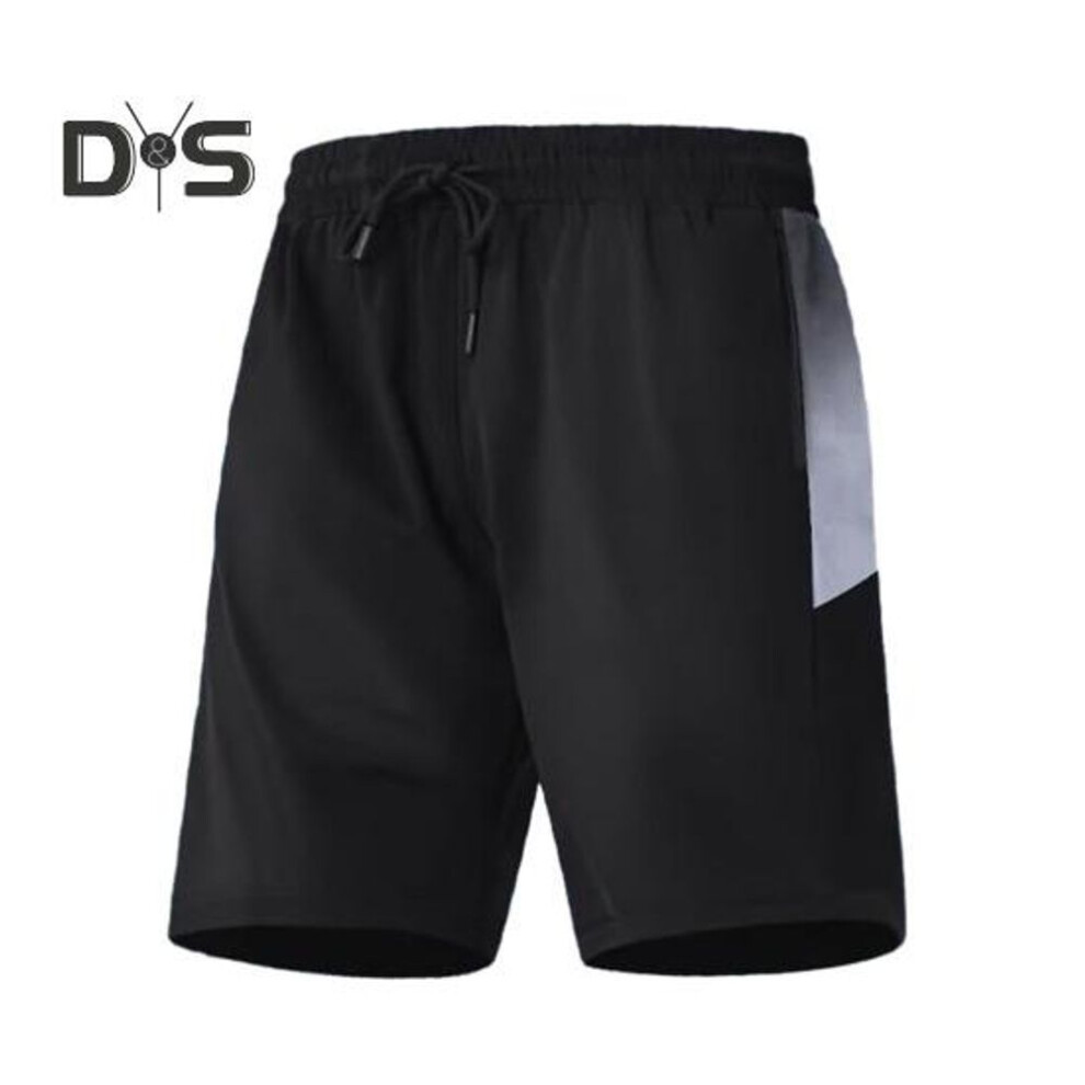 (grey, XL) Men Sport Shorts Quick-dry Breathable Adjustable Waist Lace Running Shorts Versatile Gym Sports Leisure Athletic Wear
