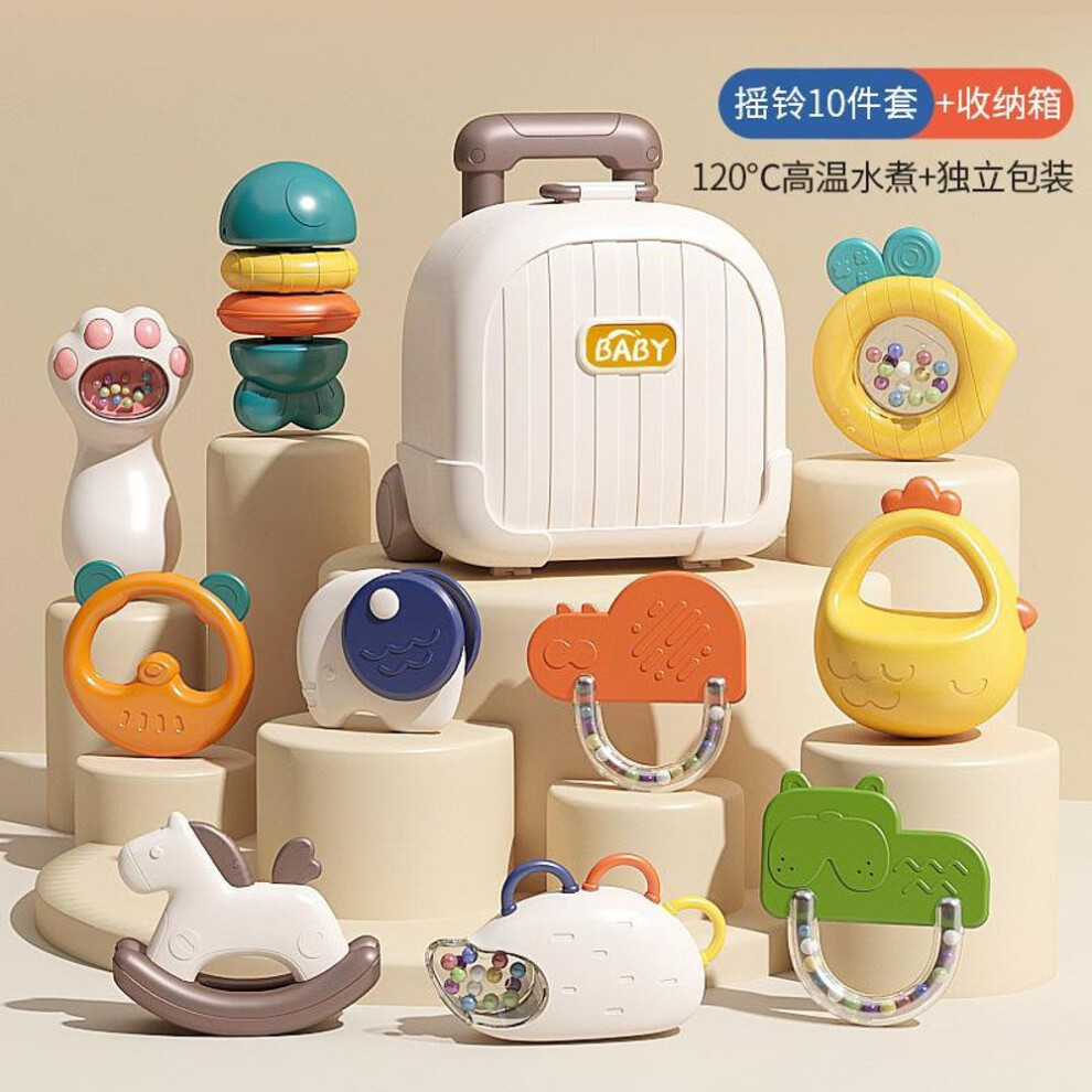 (yellow) Newborn Bell 0-6 Months Baby Boys And Girls Can Chew Can Boiled Tooth Glue To Appease Early Education Baby Toys