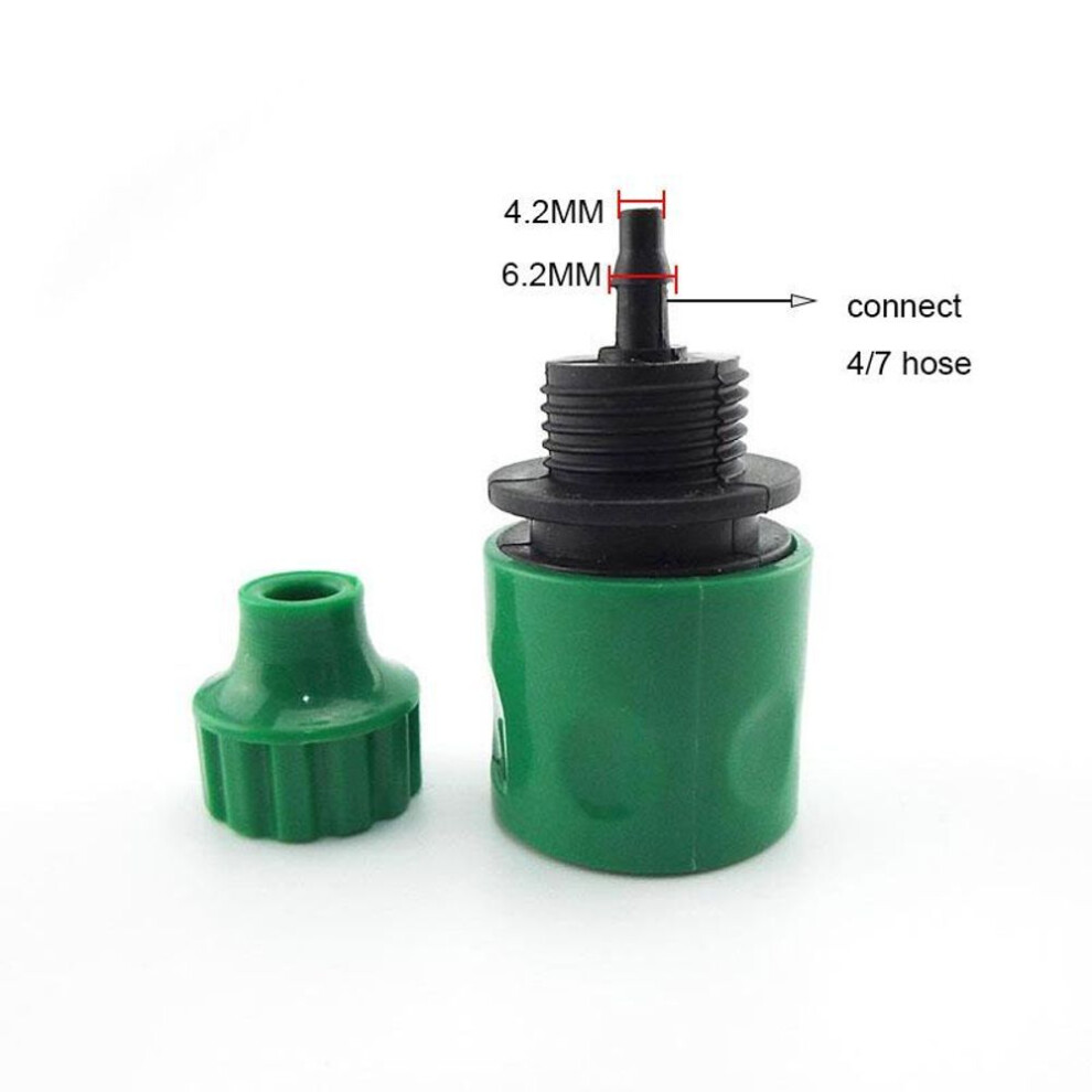 (connect 47) 4/7mm 8/11mm Water Hose Y Valve 4/7 Hose Quick Water Tap Connectors Splitter Garden Tools Irrigation Drip Irrigation Coupling