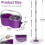 MASTERTOP Spin Mop Set  3 Pads Summer Cleaning 4