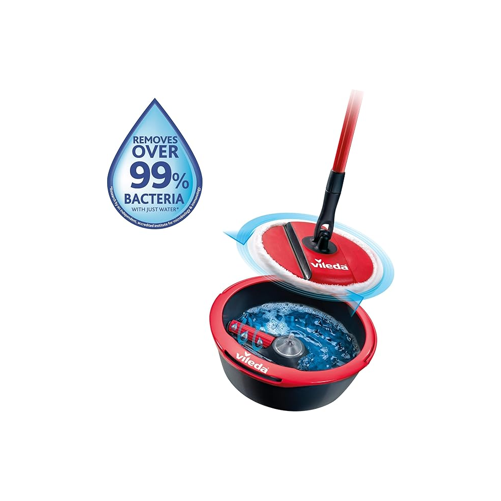 Vileda Spin Mop Set Easy Summer Floor Cleaning