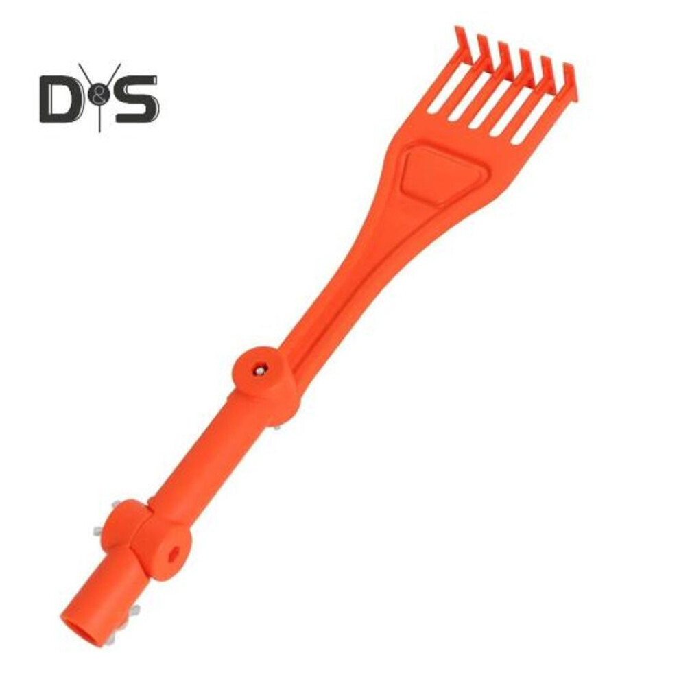 Roof Rake Cleaning Tool Adjustable Multi-angle Head Mini Rake Gutters Leaves Debris Efficient Gutter Roof Cleaner